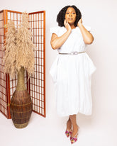 Ivory Cloud Balloon Dress