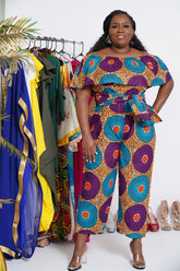 Vibrant Ankara Jumpsuit