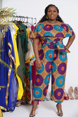 Vibrant Ankara Jumpsuit