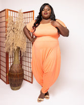 Peach Serenity Harem Jumpsuit