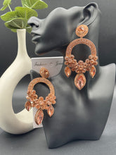 Blush Halo Drop Earrings