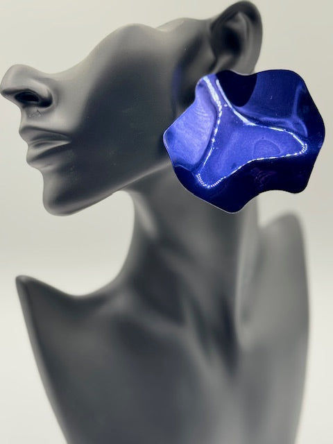 Royal Sapphire Bloom Earrings
